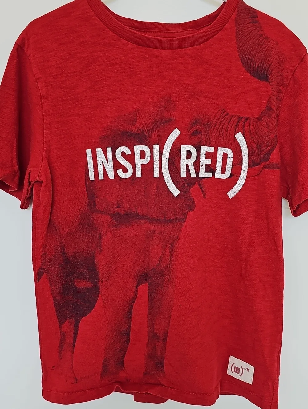 Levi's Red Short-Sleeve Graphic Tee - Inspi(RED) Elephant
